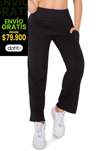 Pantalón Mujer Negro FI 88600 Formas Intimas