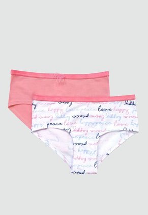 Cachetero Paq X2 Infantil Rosado FI 33837