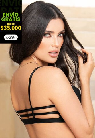 Top Mujer Negro FI 16967 Formas Intimas