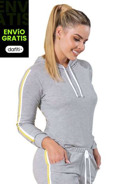 Buzo Mujer Gris FI 33590