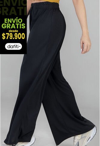 Pantalón Sudadera Mujer Negro FI 8618 Formas Intimas