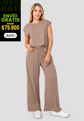 Conjunto Mujer Café Pardo Fi 8574 Formas Intimas