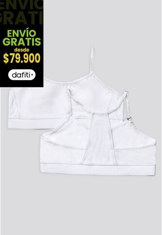Top Paq X2 Infantil Blanco FI 96166 Formas Intimas