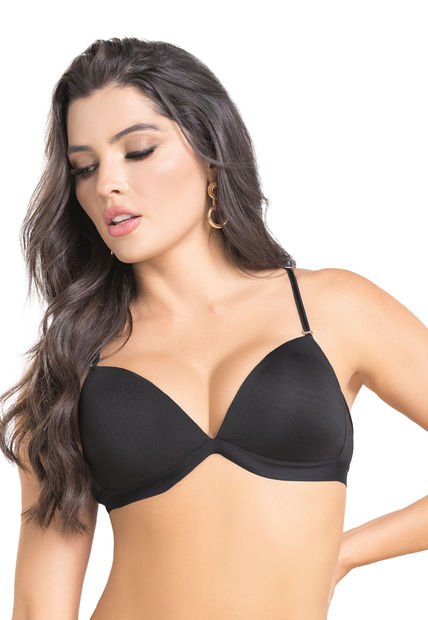 Brasier Mujer Negro Fi 2514