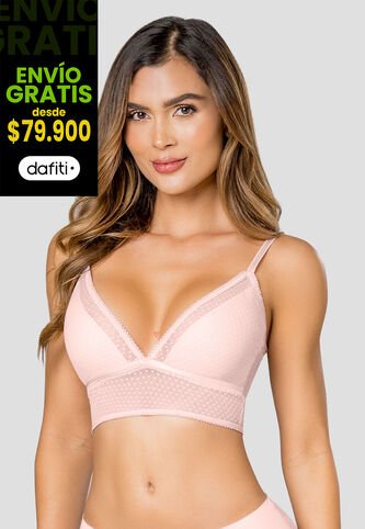 Bralette Mujer Rosa Fi 113760 Formas Intimas