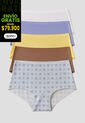 Cachetero Paq X5 Mujer Multicolor Fi 111889 de Formas Intimas