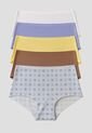 Cachetero Paq X5 Mujer Multicolor Fi 111889 de Formas Intimas