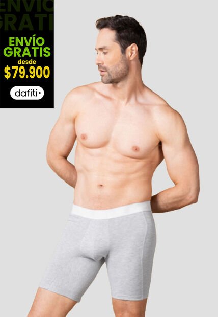 Bóxer Hombre Gris Jaspe Fi 110768