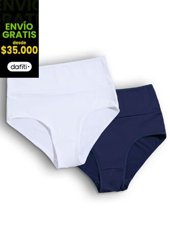 Cachetero Paq X2 Mujer Multicolor FI 1619 Formas Intimas