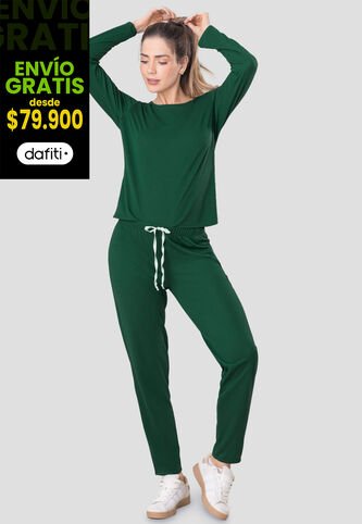 Conjunto Mujer Verde Pino Fi 110511 Formas Intimas