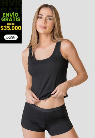 Multiusos Mujer Negro FI 100855 Formas Intimas