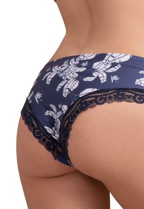Cachetero Para Mujer Estampado Azul Flores FI