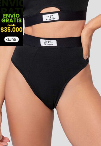 Panty Mujer Negro FI 101531 Formas Intimas