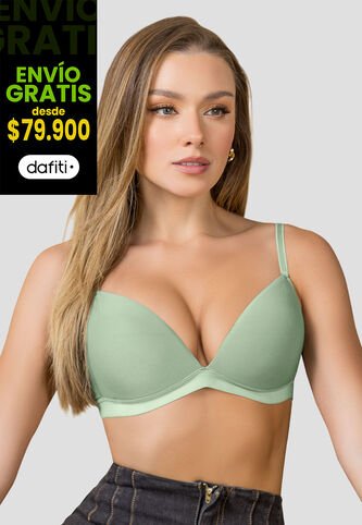 Brasier Mujer Verde Matcha Fi 77787 Formas Intimas