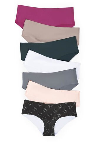 Cachetero Paq X7 Mujer Multicolor FI 32957 Formas Intimas