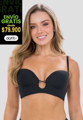 Brasier Mujer Negro Fi 109422 Formas Intimas