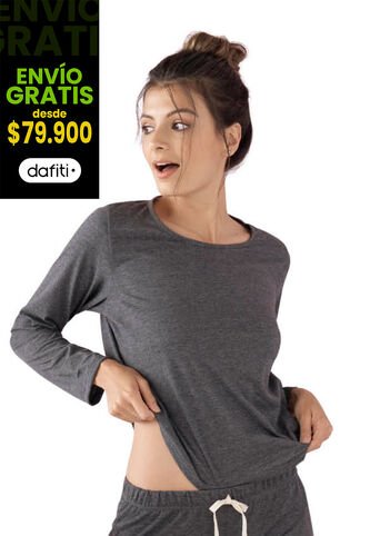 Buzo Mujer Negro Cross Fi 88116 Formas Intimas