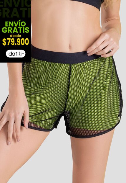 Short Mujer Negro Fi 104307