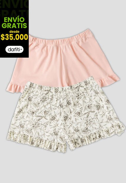 Short Paq X2 Mujer Multicolor Fi 104705