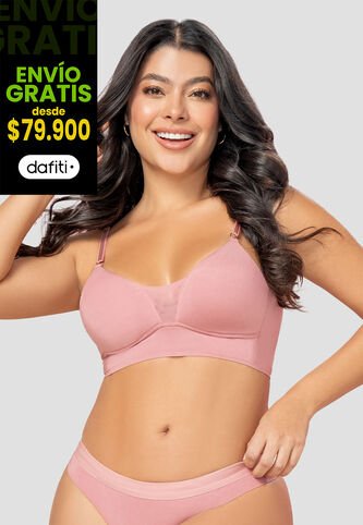 Brasier Mujer Palo De Rosa Fi 107101 Formas Intimas