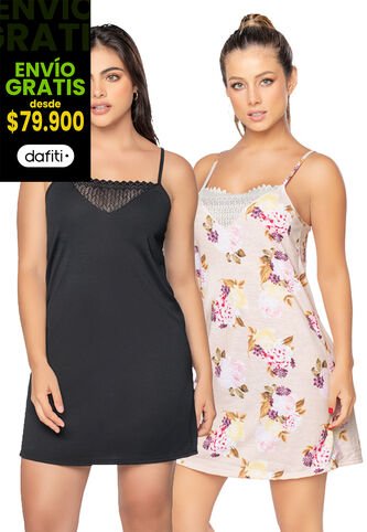 Batola Paq X2 Mujer Multicolor FI 7330 Formas Intimas