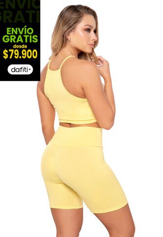 Multiusos Mujer Amarillo Fi 9471 Formas Intimas