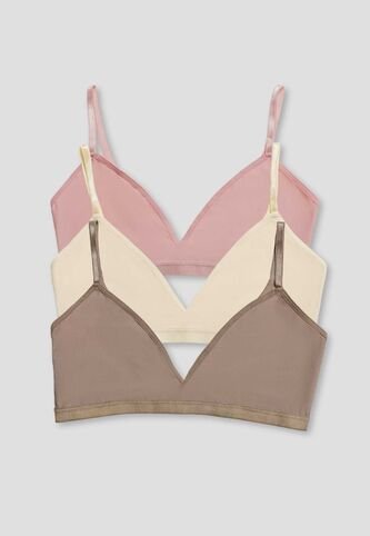 Top Paq X3 Mujer Multicolor Fi 9949 Formas Intimas