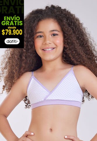 Brasier Infantil Lila Tech FI 33841 Formas Intimas