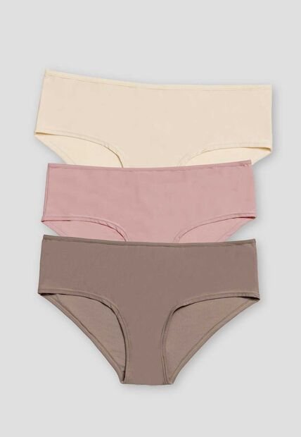 Cachetero Paq X3 Mujer Multicolor Fi 9950