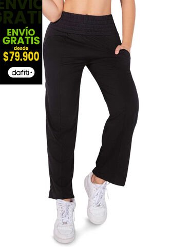 Pantalón Mujer Negro FI 88600 Formas Intimas