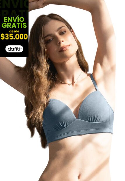 Brasier Para Mujer Azul Acero FI