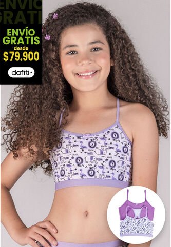 Top Paq X2 Infantil Mora FI 79155 Formas Intimas