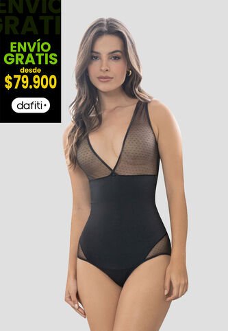 Body Mujer Negro Fi 104699 Formas Intimas
