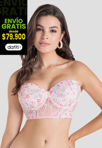 Bustier Mujer Rosa Fi 104311 Formas Intimas