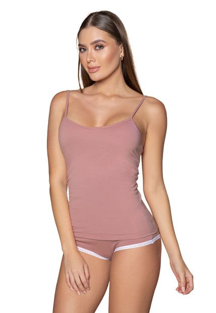 Pijama Mujer Rosa FI 100027