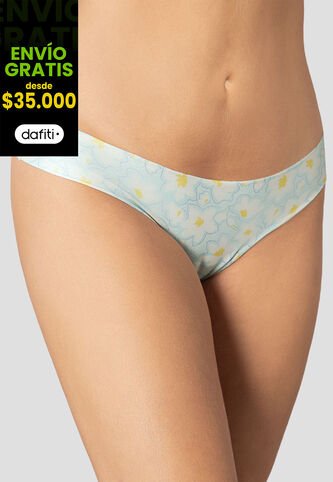 Brasilera Paq X5 Mujer Multicolor FI 102219 Formas Intimas