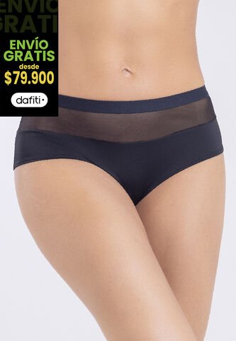 Cachetero Mujer Negro FI 88164 Formas Intimas