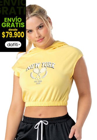 Camiseta Mujer Amarillo Fi 4998 Formas Intimas
