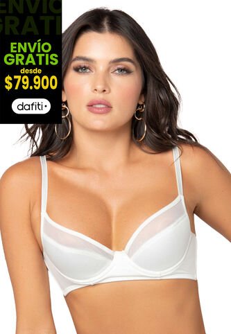 Brasier Mujer Blanco Fi 3589 Formas Intimas