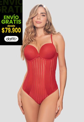Body Mujer Rojo Fi 103870 Formas Intimas