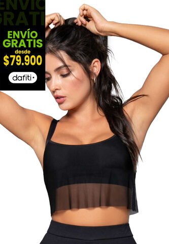 Top Mujer Negro Fi 3622 Formas Intimas