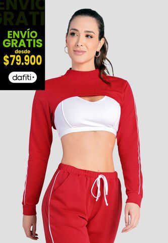 Buzo Mujer Rojo Fi 103859 Formas Intimas