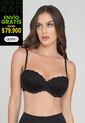 Brasier Mujer Negro FI 103349 de Formas Intimas