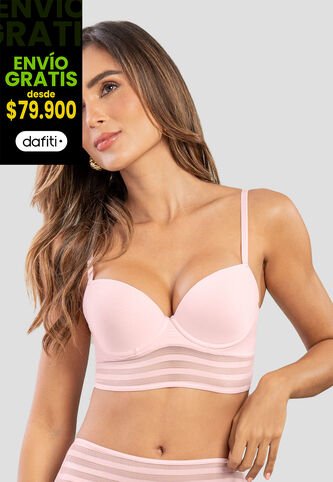 Brasier Mujer Rosa Fi 114110 Formas Intimas