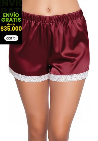 Short Mujer Rojo Fi 83266 Formas Intimas