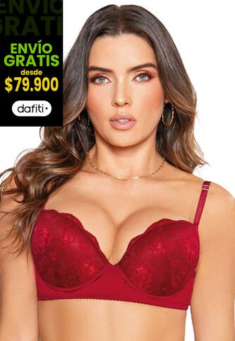 Brasier Mujer Vino Tinto FI 83261 Formas Intimas