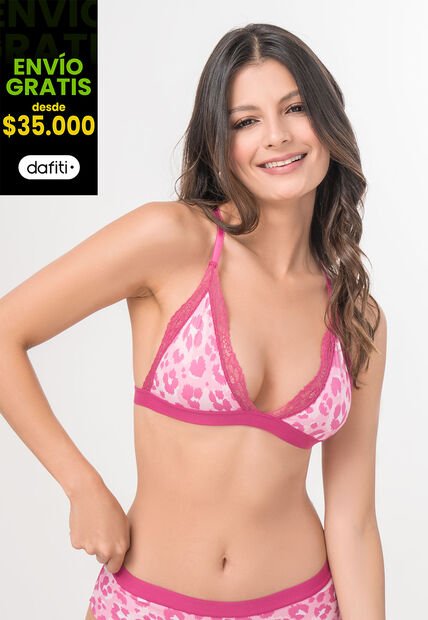 Bralette Paq X2 Mujer Multicolor FI 103451