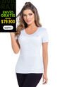 Camiseta Mujer Blanco FI 77687 de Formas Intimas