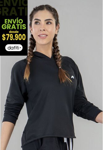 Buzo Mujer Negro FI 89858 Formas Intimas