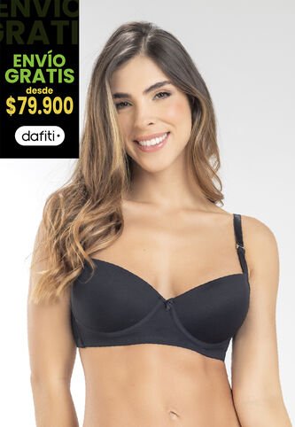 Brasier Mujer Negro FI 96477 Formas Intimas